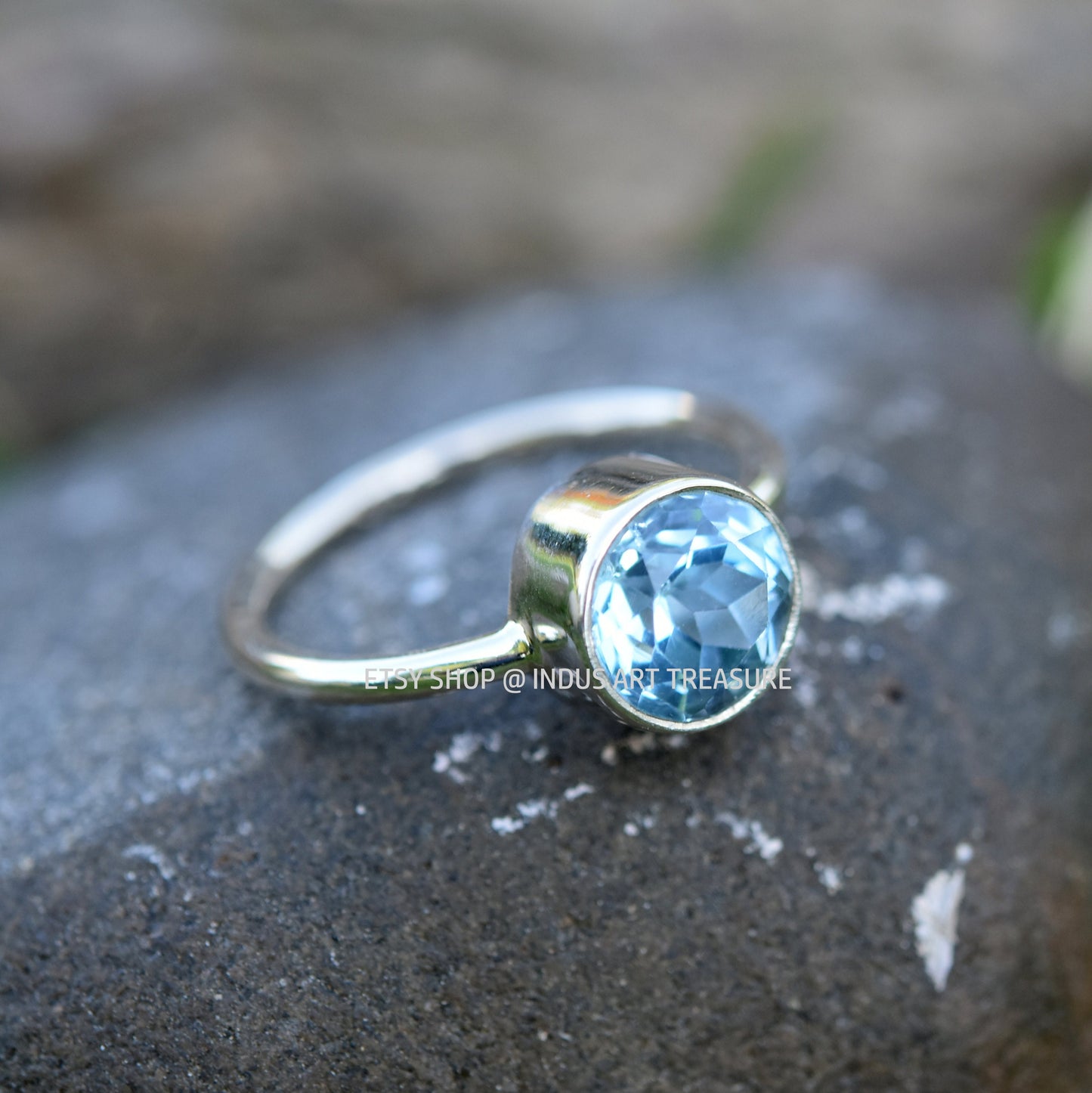 Blue Topaz Ring