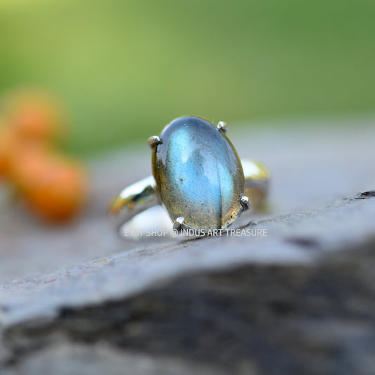 Blue Labradorite Ring