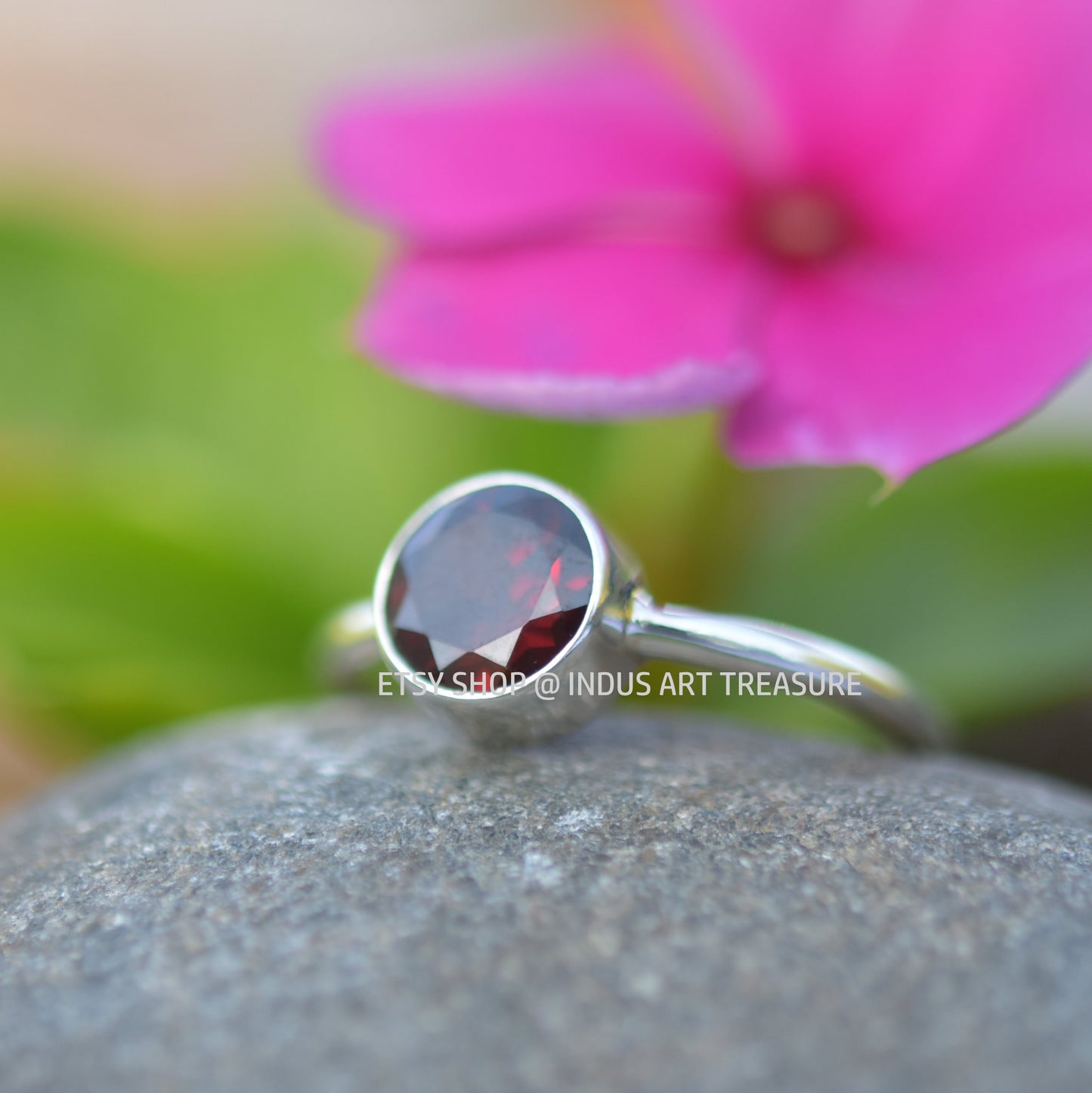 Red Garnet Ring