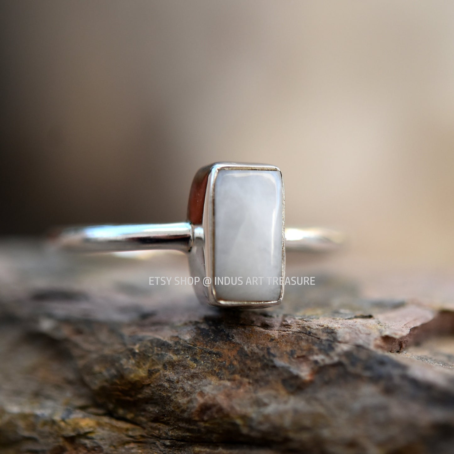 White Quartz Ring
