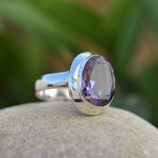 African Amethyst Ring