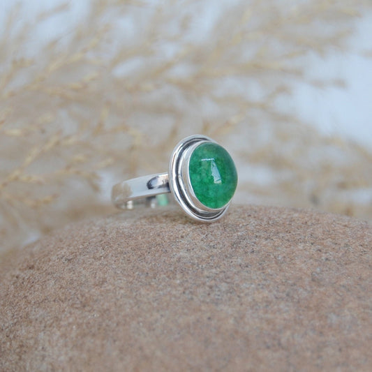 Healing Jade Stone Ring,