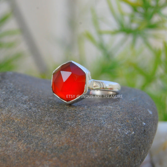 Red Carnelian Ring