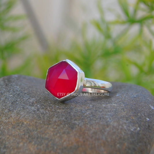 Palm Ruby Ring