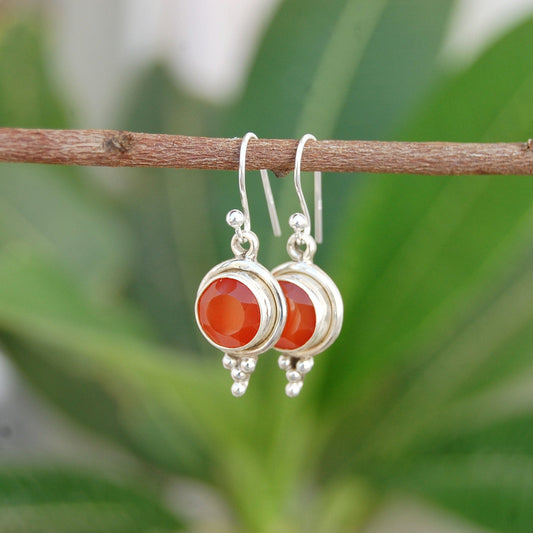 Carnelian Boho Earrings