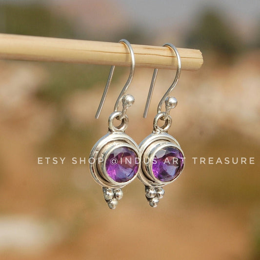 Purple Amethyst Earrings