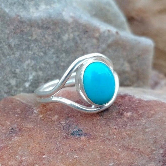 Turquoise Simple Ring