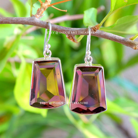 Pink Tourmaline Fancy Earrings
