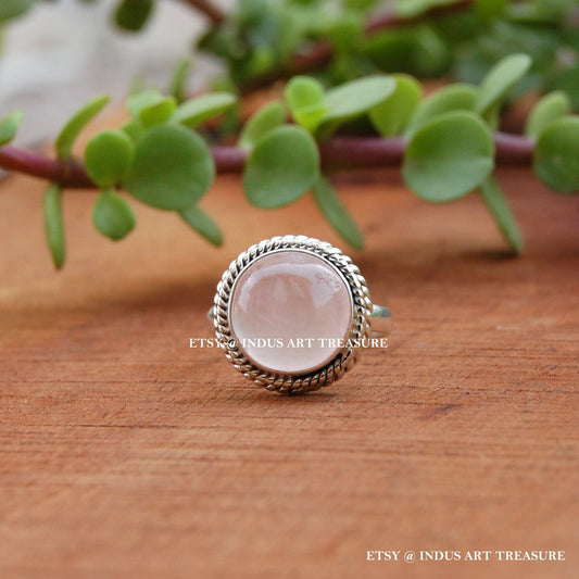 Rose Quartz Ring