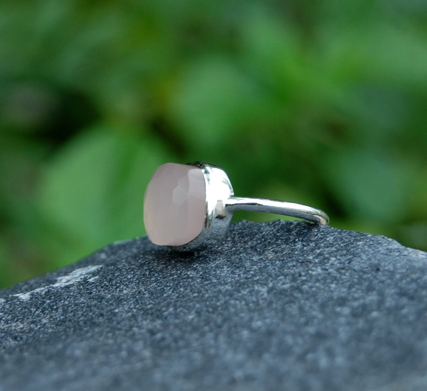 Pink Chalcedony Ring