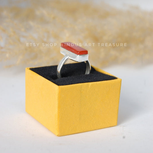 Carnelian Unisex Ring
