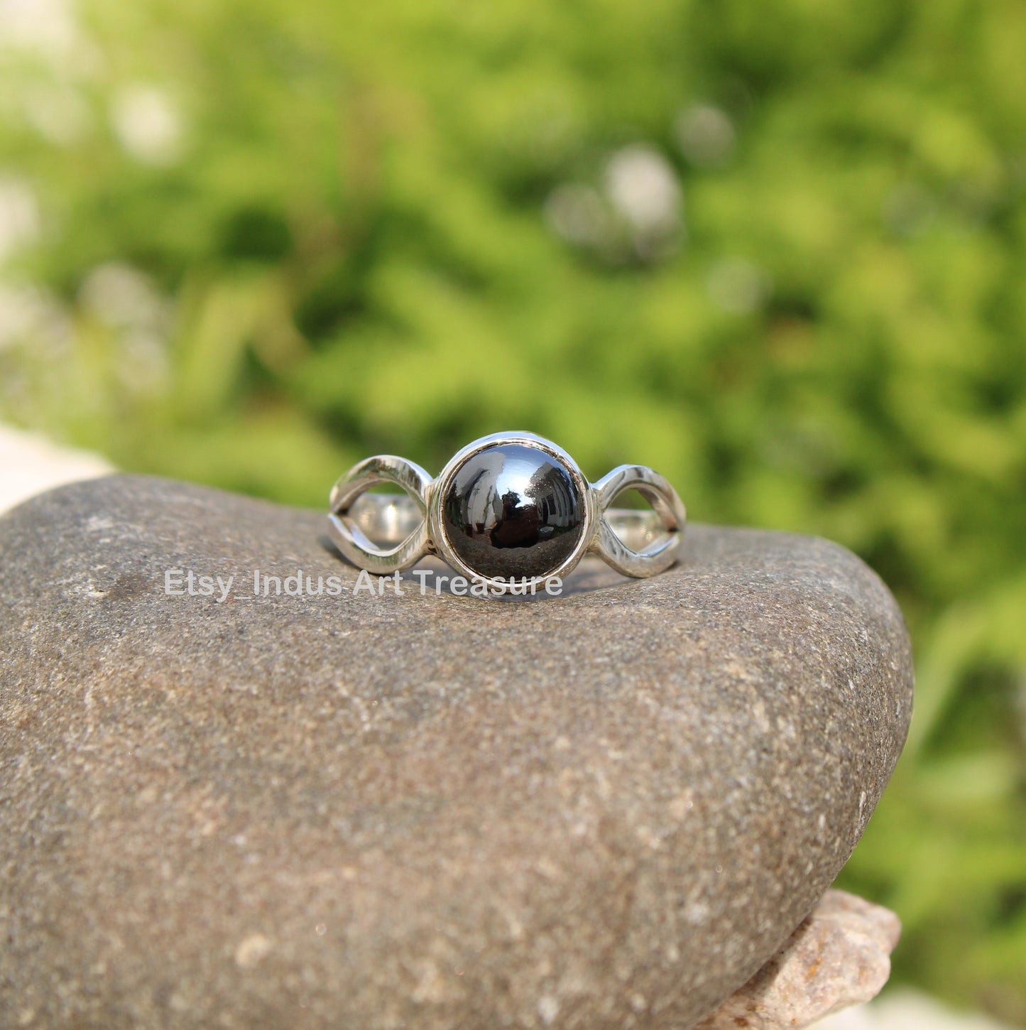 Hematite Ring for Her