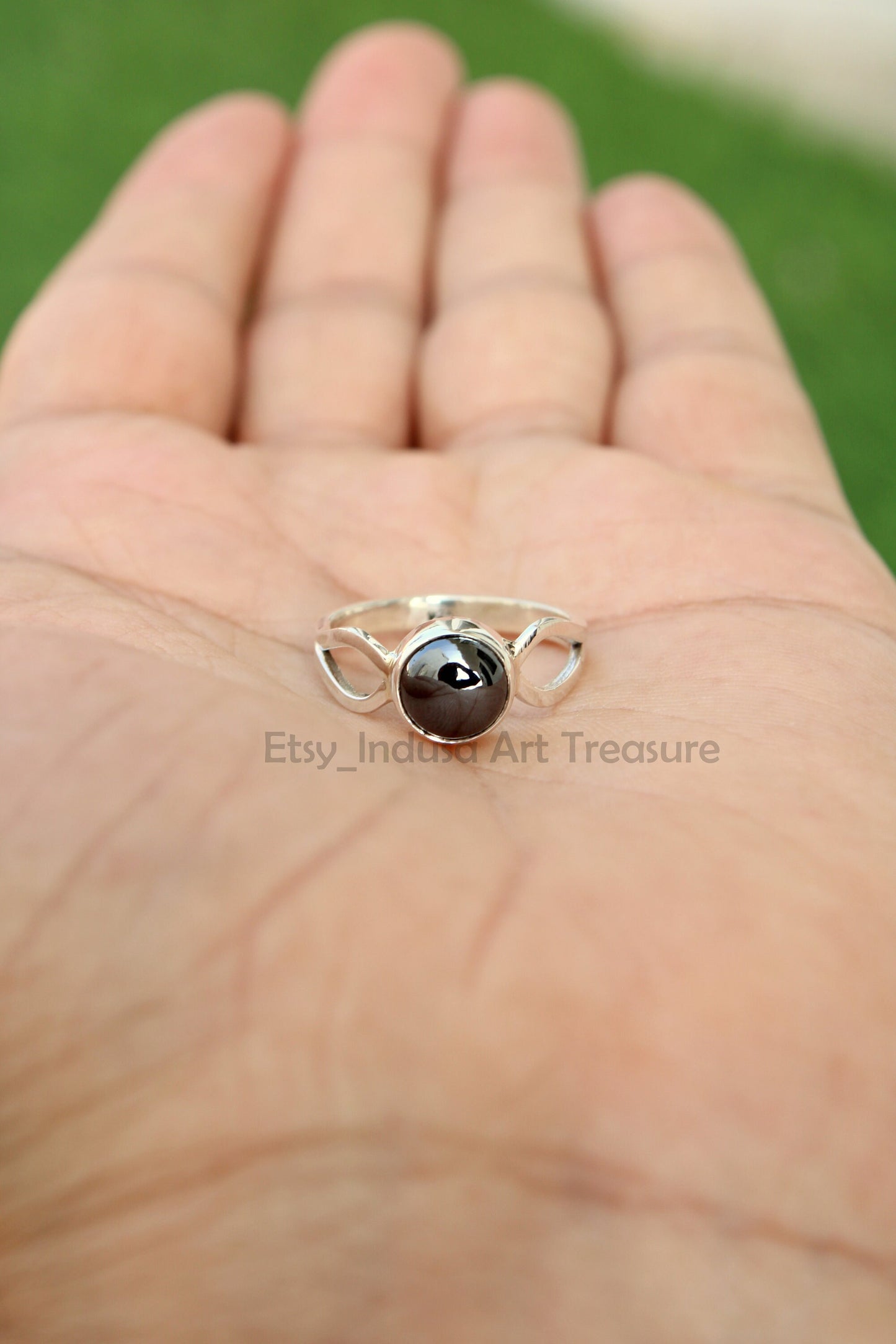Hematite Ring for Her