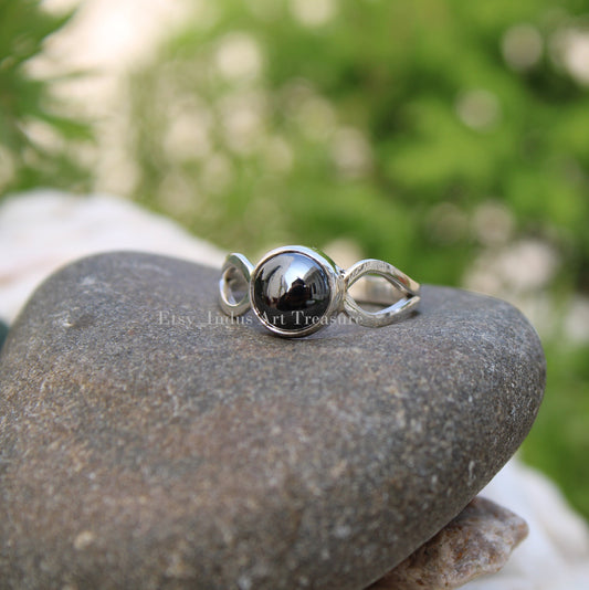 Hematite Ring for Her