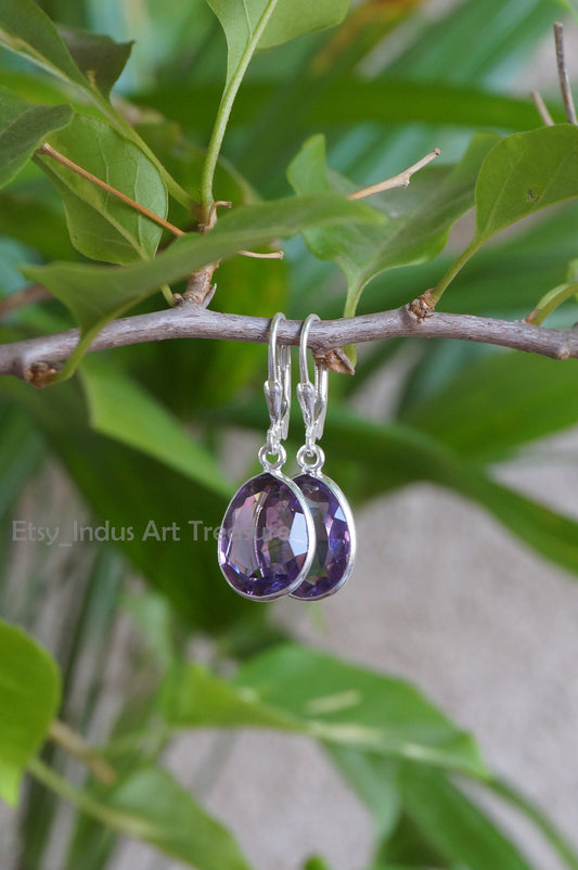 Amethyst Drop Earrings