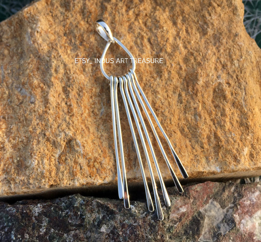 925 Sterling Silver Raindrop Pendant