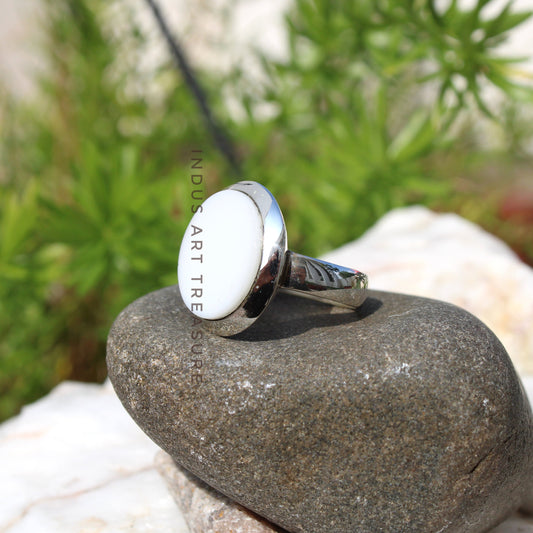 White Quartz Ring