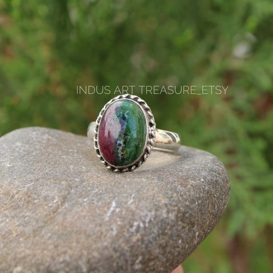 Ruby Zoisite Ring