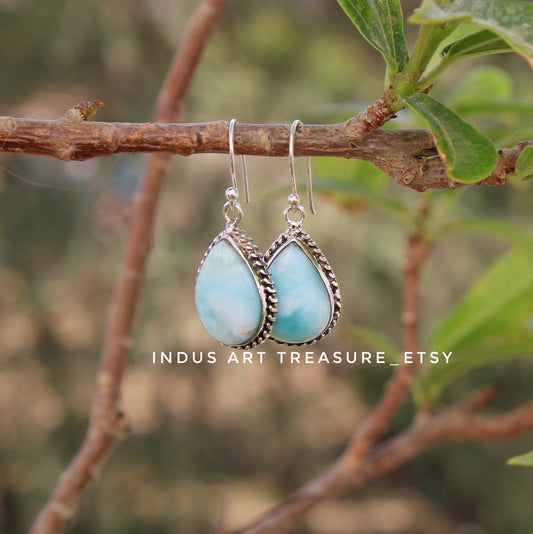 Larimar Drop Earrings
